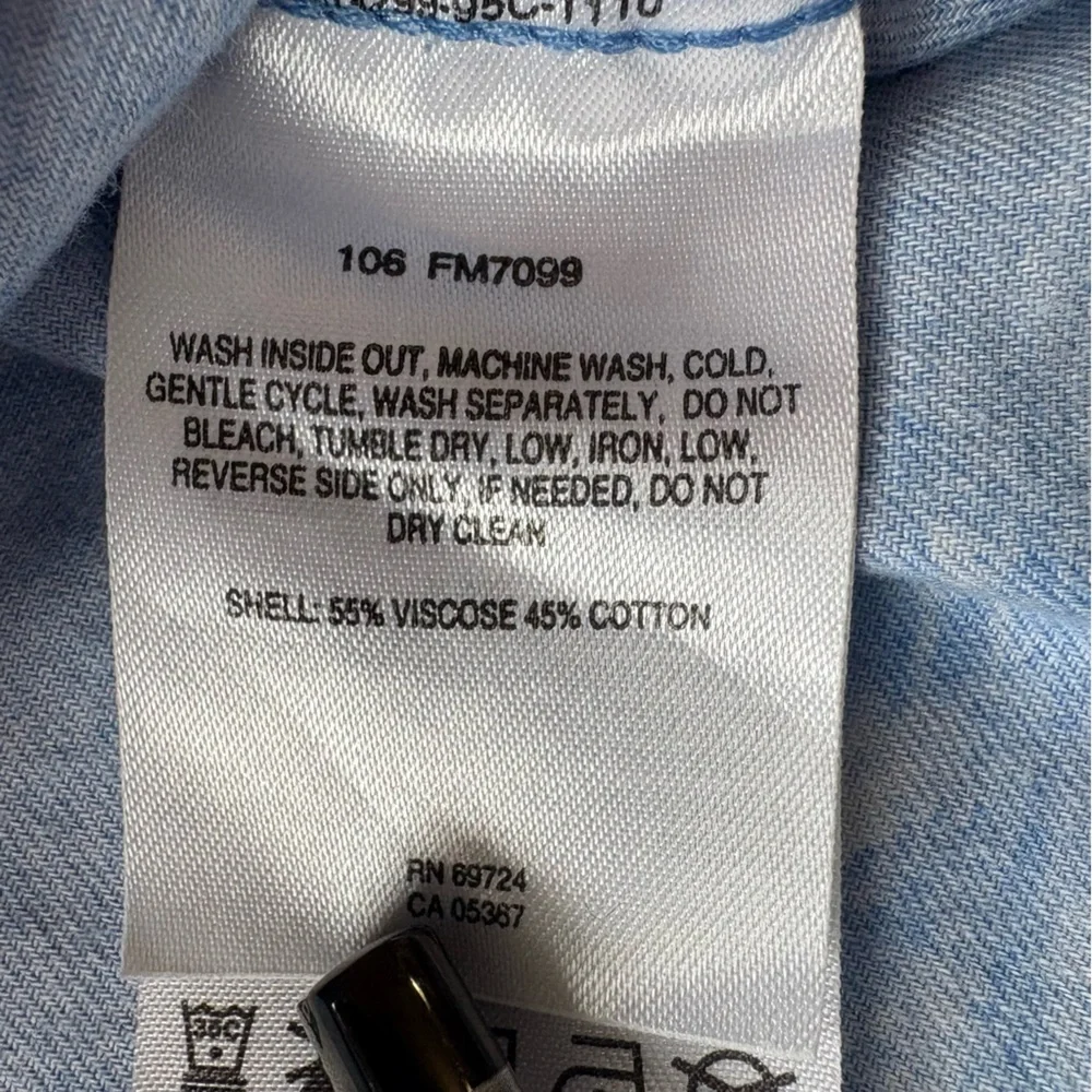 Columbia Fishing Lures Button Down Shirt Mens Sz XL Blue Short Sleeve